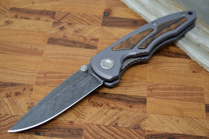 Boker Leopard Damascus I Folding Knife - 110084DAM