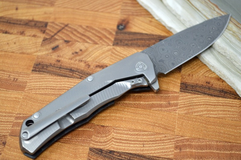 Lionsteel TRE Three Rapid Exchange Titanium Flipper - TRE-DRFC - Northwest Knives