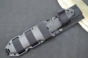 Hogue Knives EX F01 - Solid Black G-10 Handle Scales / Black A2 Tool Steel Blade / 5.5" Tanto Blade 35129 - Northwest Knives