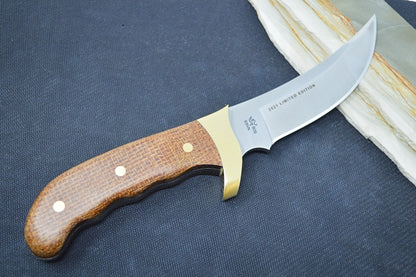 Kalinga Hunting Knife | 2021 Limited Edition | Brown Burlap Micarta Handle | Northwest Knives