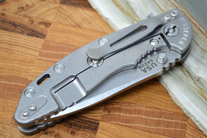 Rick Hinderer Knives XM-18 - 3.5" Spanto Blade / Stonewash Finish / FDE G-10 Handle