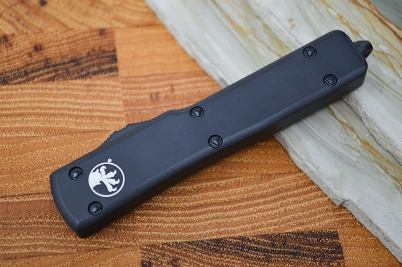 Microtech UTX-70 Tactical OTF - Black Handle / Black Double Edge Blade - 147-1T