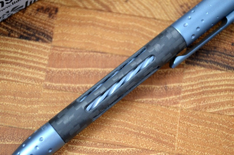 Lionsteel Nyala Pen - Titanium & Carbon Fiber NY-FC-BLM