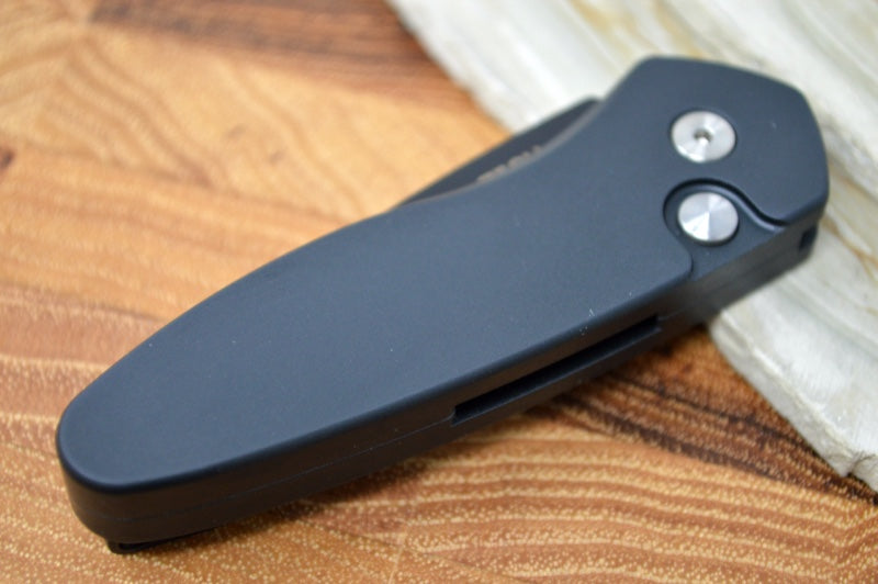 Pro Tech Sprint Auto - Black Handle - Black S35VN Blade