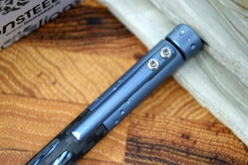 Lionsteel Nyala Pen - Titanium & Carbon Fiber NY-FC-BLM - Northwest Knives