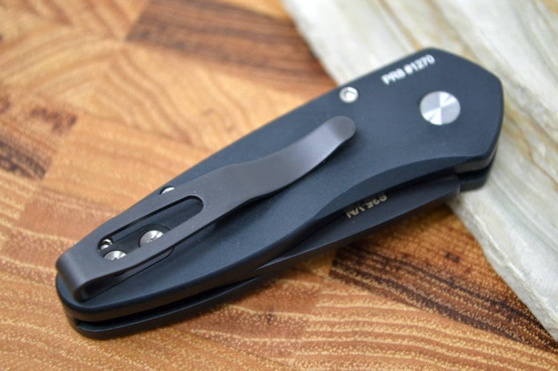 Pro Tech Sprint Auto - Black Handle - Black S35VN Blade