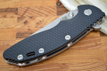 Rick Hinderer Knives XM-18 - 3.5" Spanto Blade / Stonewash Finish / Black G-10 Handle