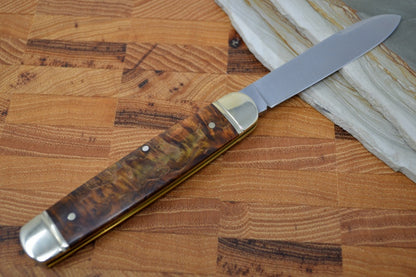 Boker Cattle Knife Slipjoint - Curly Birch Handle 110910