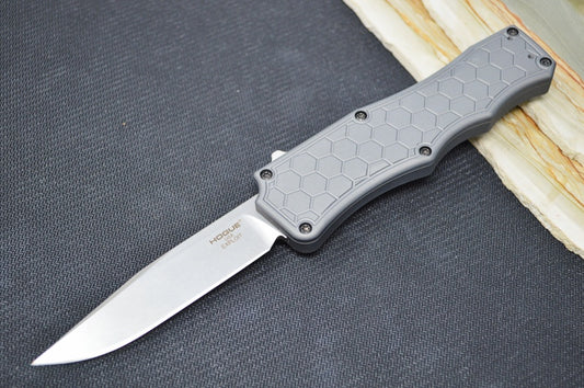 Hogue Knives Exploit OTF - Matte Grey Aluminum Handle / CPM-S30V Blade 34052