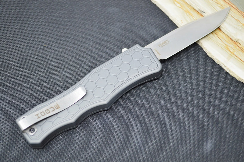 Hogue Knives Exploit OTF - Matte Grey Aluminum Handle / CPM-S30V Blade 34052