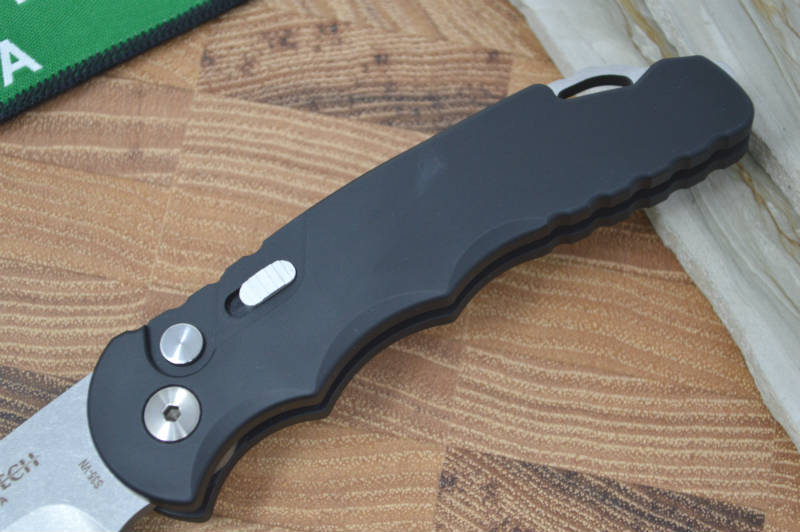 Pro Tech Tactical Response 5 Auto - Stonewash Blade / Black Handle