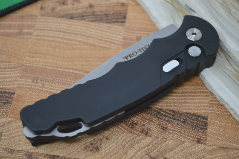 Pro Tech Tactical Response 5 Auto - Stonewash Blade / Black Handle