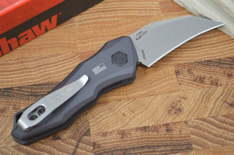 Smooth Aluminum Handle Knife With 1.90" Hawkbill Blade | Northwest Knives