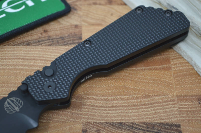 Pro Tech Strider PT Auto - Black Handle w/ Super Grip Knurl