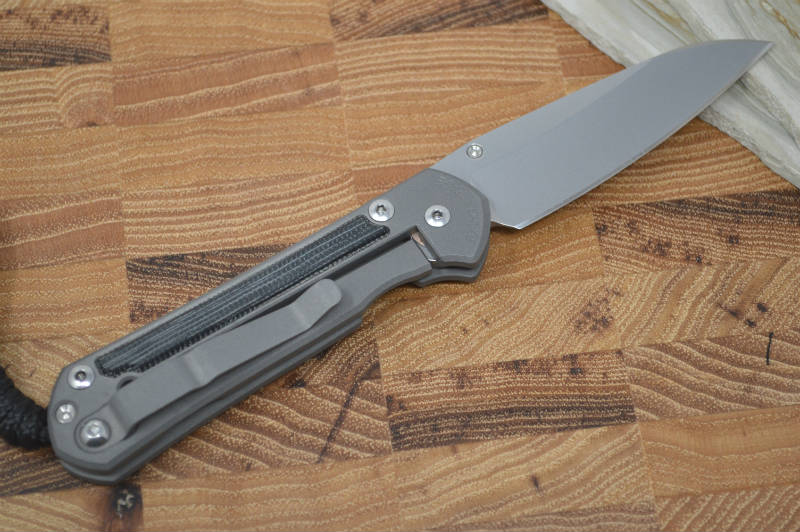 Chris Reeve Knives Small Sebenza 21 - Black Micarta Inlay - Insingo Blade - Northwest Knives