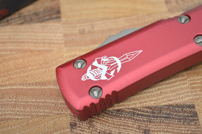 Microtech Ultratech OTF - Bronzed Hellhound Blade / Red Handle 119-13RD - Northwest Knives