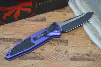 Microtech SOCOM Elite Auto - Tanto Black Blade / Purple Handle 161A-1PU - Northwest Knives