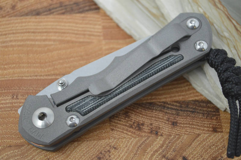 Chris Reeve Knives Small Inkosi - Black Micarta Inlays - Insingo Blade - Northwest Knives