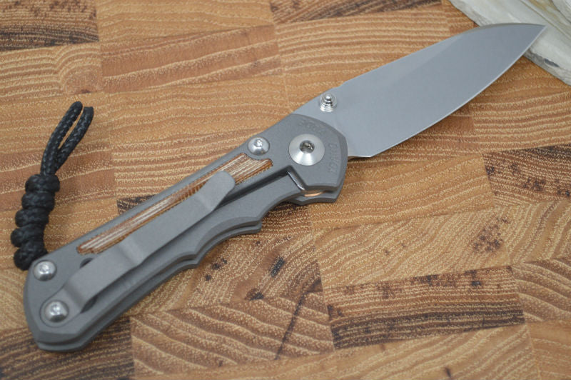 Chris Reeve Knives Small Inkosi - Natural Canvas Micarta Inlays - Insingo Blade - Northwest Knives