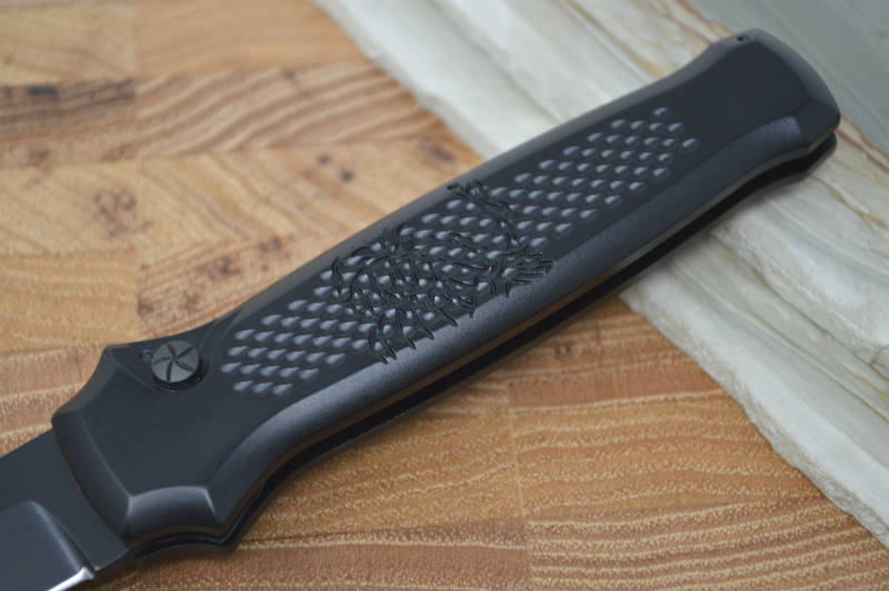 Piranha Knives "Prowler" - 154CM Black Blade / Black Aluminum Handle