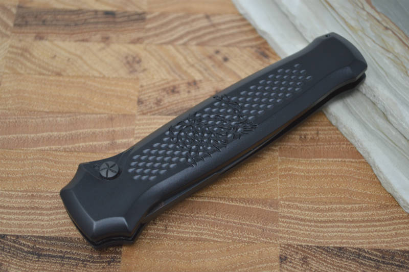 Piranha Knives "Prowler" - 154CM Black Blade / Black Aluminum Handle