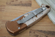 Piranha Knives "Fingerling" - 154CM Blade / Camo Aluminum Handle - Northwest Knives