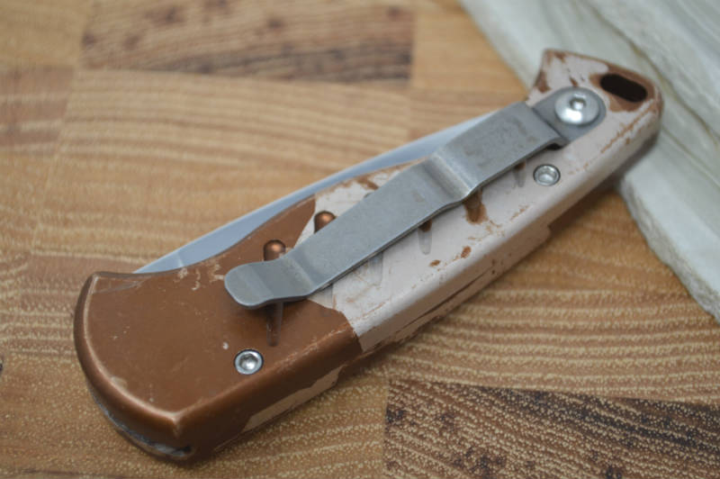 Piranha Knives "Fingerling" - 154CM Blade / Camo Aluminum Handle