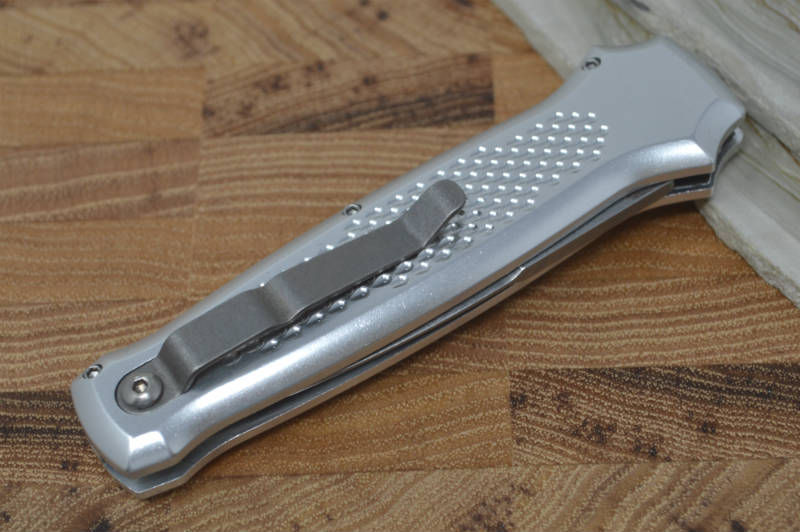 Piranha Knives "Prowler" - 154CM Blade / Silver Aluminum Handle - Northwest Knives