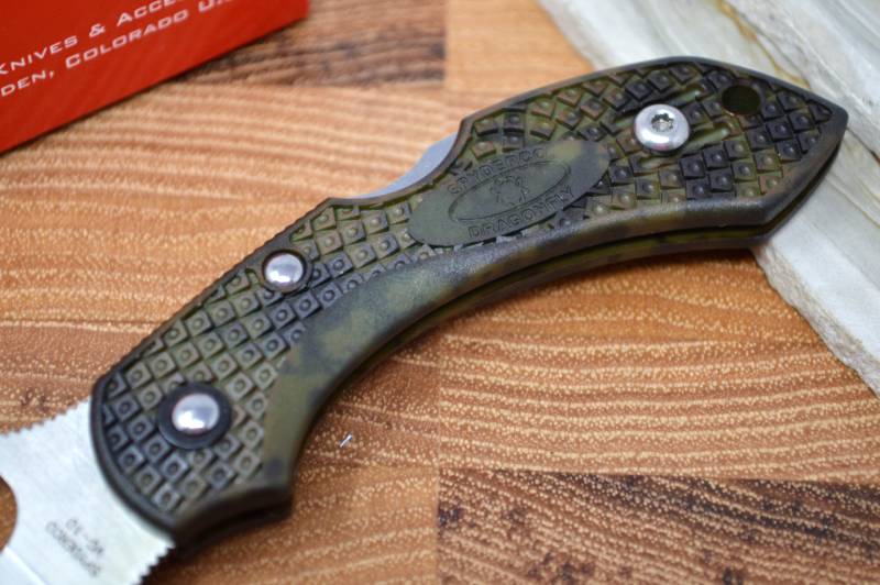 Spyderco Dragonfly 2 - Zome Green FRN / Satin VG10 Blade C28ZFPGR2 - Northwest Knives