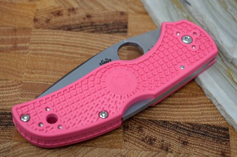 Spyderco Native 5 - Pink FRN Handle / CPM-S30V Blade - Northwest Knives