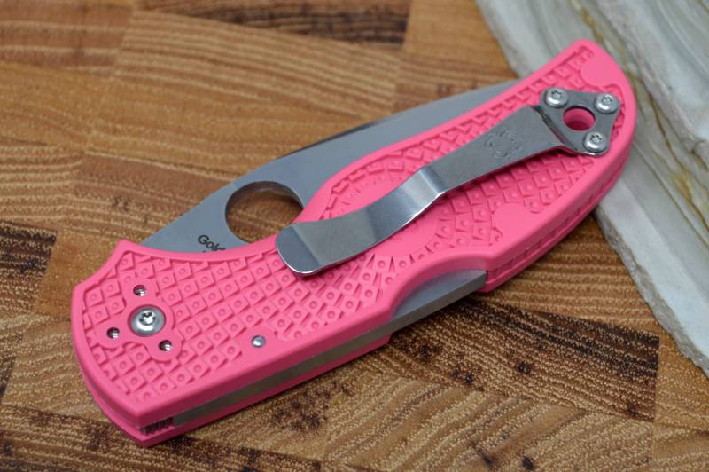 Spyderco Native 5 - Pink FRN Handle / CPM-S30V Blade - Northwest Knives