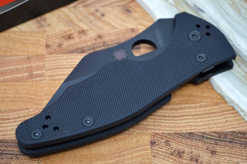 Spyderco Yojimbo 2- Black G10 Handle / Black Blade - C85GPBBK2