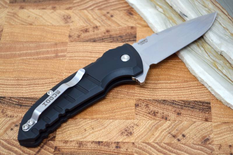 Hogue Knives X1 Microflip - Black Aluminum Handle / CPM-154 Blade