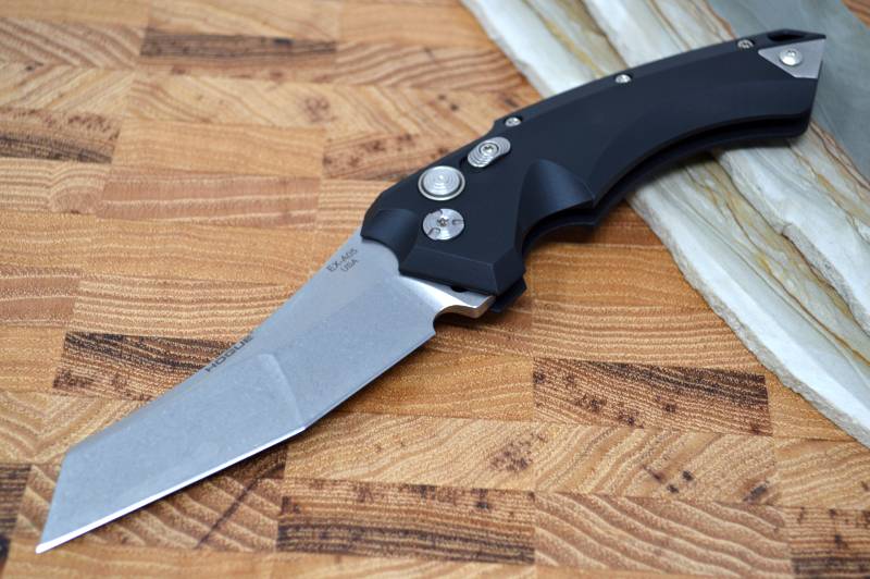 Hogue Knives EX A05 Auto - Black Aluminum Handle / Wharncliffe Blade 34520