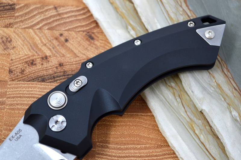 Hogue Knives EX A05 Auto - Black Aluminum Handle / Wharncliffe Blade 34520