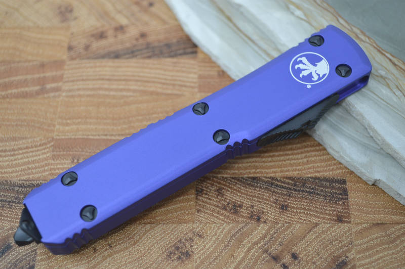 Microtech Ultratech OTF - Double Edge / Black Blade / Purple-122-1PU - Northwest Knives