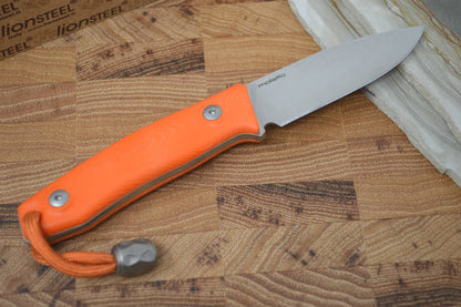 Lionsteel M1 Hunting Knife w/ Orange G-10 Handle - Fixed Blade - Northwest Knives