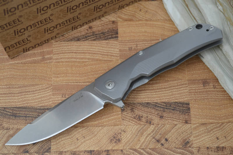 Lionsteel TRE  Knife | Grey Titanium 6AI4V Handle | Northwest Knives