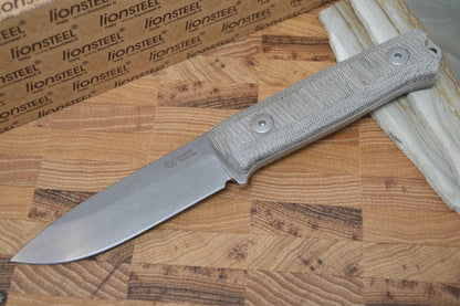 Lionsteel B40 Micarta Green Handle - Fixed Blade - Northwest Knives