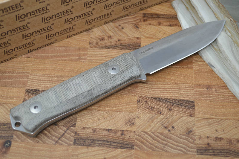 Lionsteel B40 Micarta Green Handle - Fixed Blade - Northwest Knives