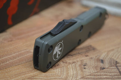Microtech UTX-85 OTF - Single Edge / Black Blade / OD Green Body - 231-1OD - Northwest Knives