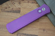 Pro Tech Godson Auto - Purple Handle - Satin Plain Edge Blade - Northwest Knives