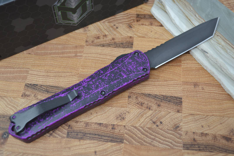 Heretic Knives Manticore X OTF - Break Through Purple / DLC Tanto - Northwest Knives