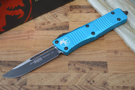 Microtech Troodon OTF - Single Edge Standard / Turquoise Handle - 139-1TQ - Northwest Knives