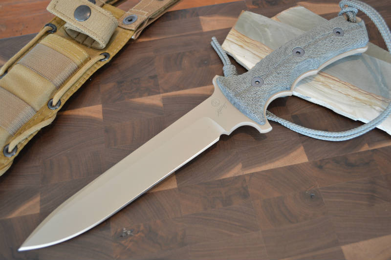 Chris Reeve Knives Green Beret 7" Fixed Blade - Plain Edge - Flat Dark Earth - Northwest Knives