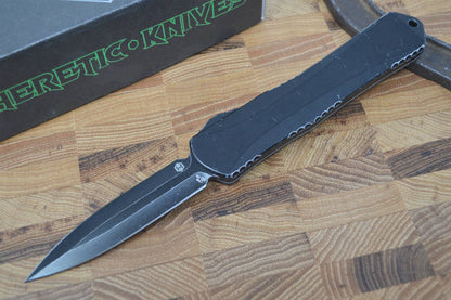 Heretic Knives Manticore OTF - Battleworn Black / Double Edge - Northwest Knives