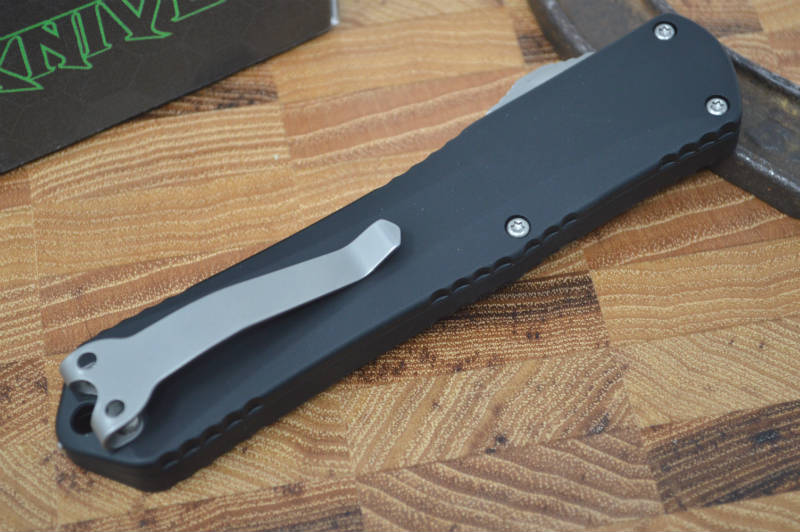 Heretic Knives Manticore OTF - Black / Battle Worn Stonewash - Northwest Knives