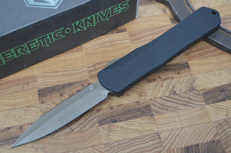 Heretic Knives Manticore OTF - Black / Battle Worn Bronze - Northwest Knives