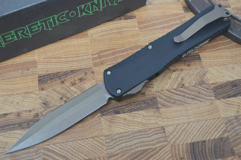 Heretic Knives Manticore OTF - Black / Battle Worn Bronze - Northwest Knives