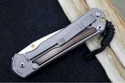 Chris Reeve Large Sebenza 31 - Drop Point Blade /  Macassar Ebony Inlay / CPM-Magnacut (A4) L31-1116 - Northwest Knives